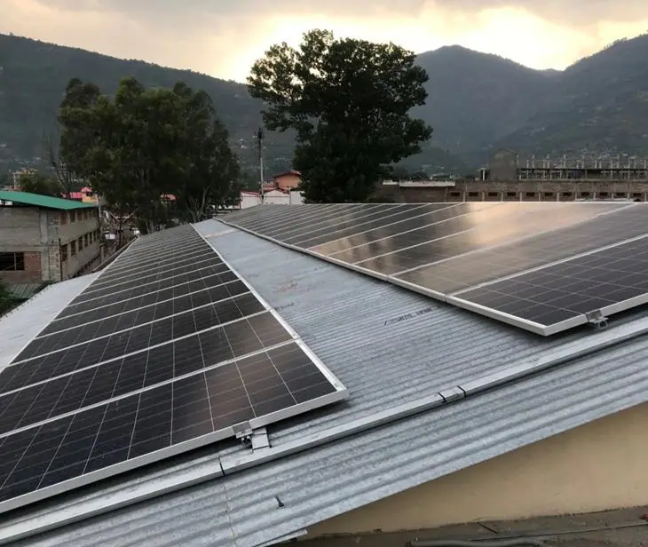 Bhuttico rooftop solar project in Kullu